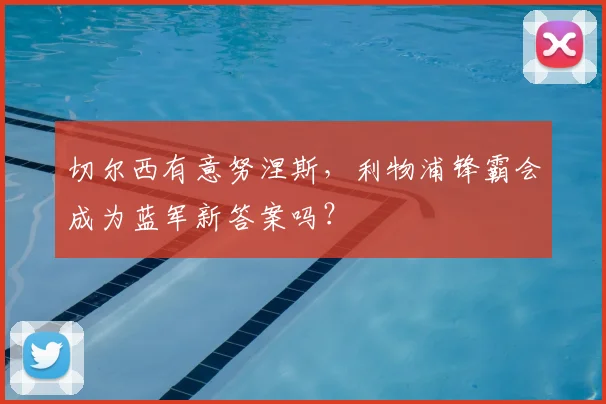 切尔西有意努涅斯,利物浦锋霸会成为蓝军新答案吗?